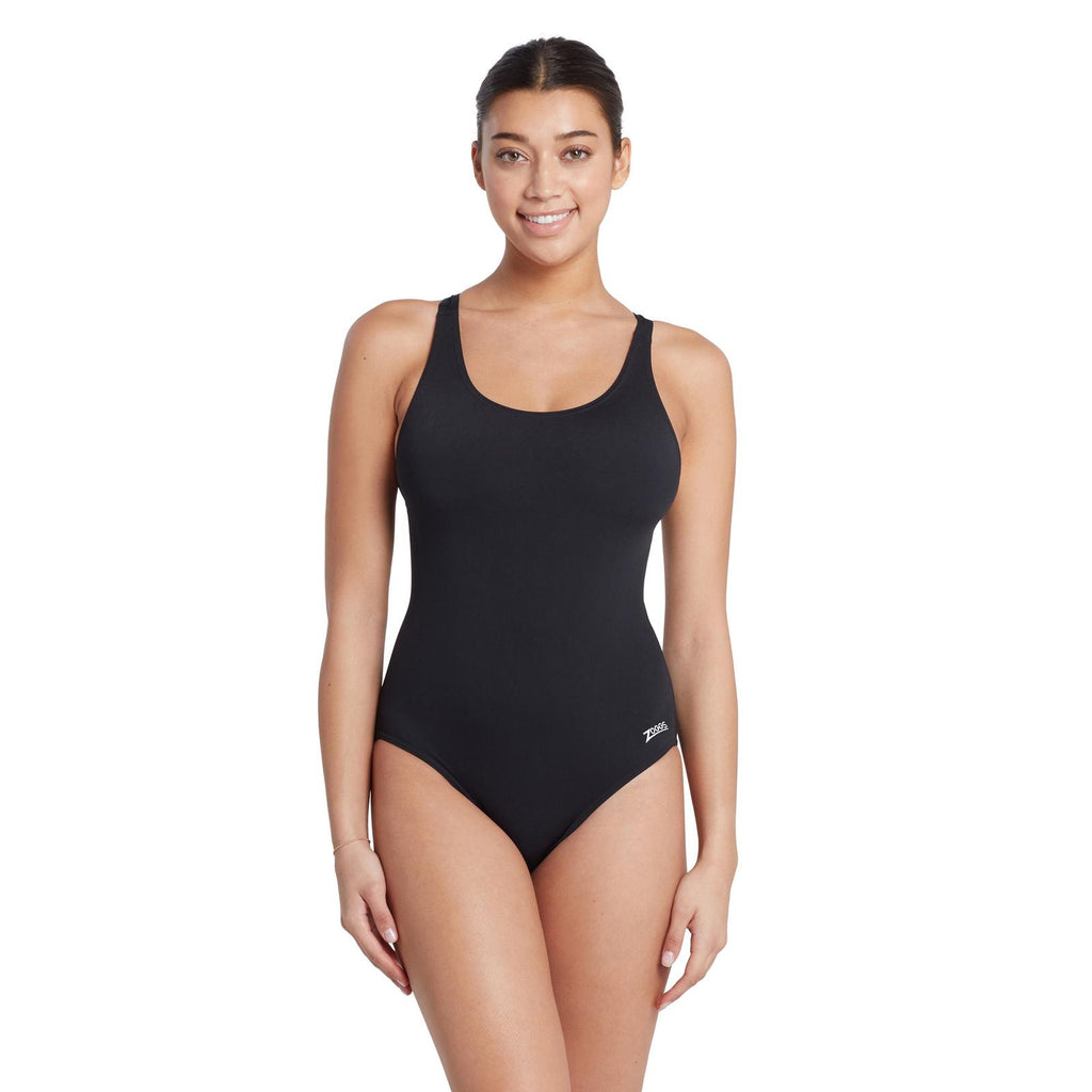 Traje de baño de una pieza Cottesloe Flyback Mujer Negro Talla 38-L Zoggs 462558BK38