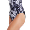 Bañador de una pieza Marble Powerback Mujer Negro-Blanco Talla 32-XS Zoggs 462569BK32