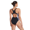 Bañador de una pieza Marble Powerback Mujer Negro-Blanco Talla 32-XS Zoggs 462569BK32