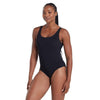 Bañador de una pieza Scoopback forrado en plata negro talla 32-XS Zoggs 462577BK32
