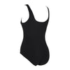 Bañador de una pieza Scoopback forrado en plata negro talla 38-L Zoggs 462577BK38