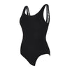 Bañador de una pieza Scoopback forrado en plata negro talla 40-XL Zoggs 462577BK40