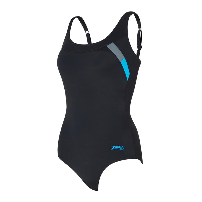 Bañador de una pieza Sydney U Negro-Gris Talla 32-XS Zoggs 462581BKGY32