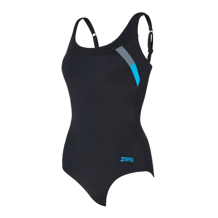 Bañador de una pieza Sydney U Negro-Gris Talla 40-XL Zoggs 462581BKGY40