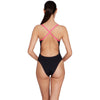 Traje de Baño de Una Pieza Roma Rayback Negro-Magenta Talla 32-XS Zoggs 462584BKMG32
