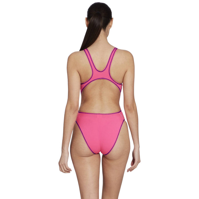 Bañador de una pieza Melbourne Haxback Magenta-Royal Tamaño 28-XXXS Zoggs 462585MGRY28