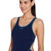 Bañador de una pieza Melbourne Haxback Azul Marino-Celeste Tamaño 40-XL Zoggs 462585NVLB40