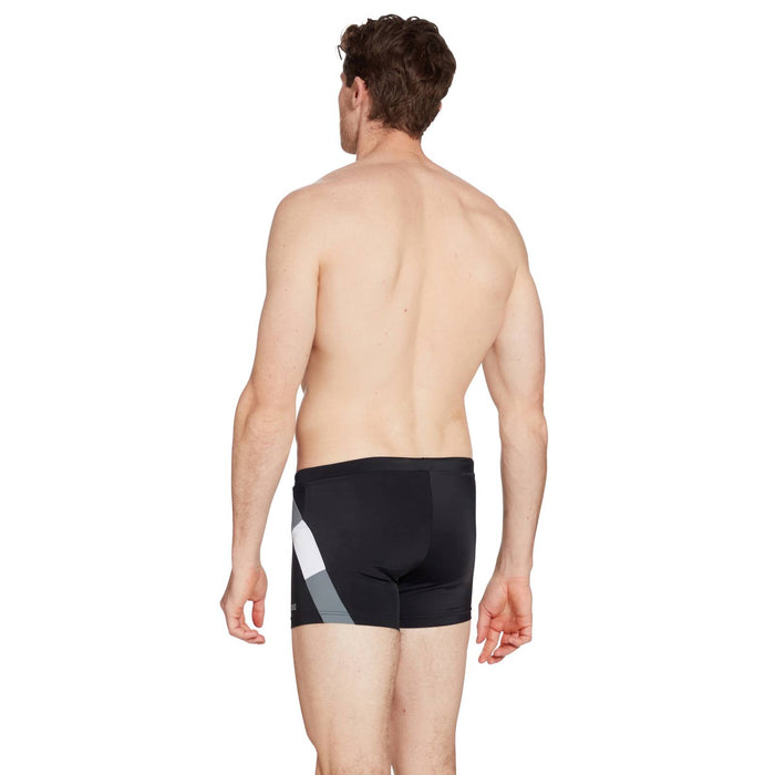Bóxer de natación Sydney 27 Hombres Negro-Gris Tamaño 36-XL Zoggs 462931BKGY36