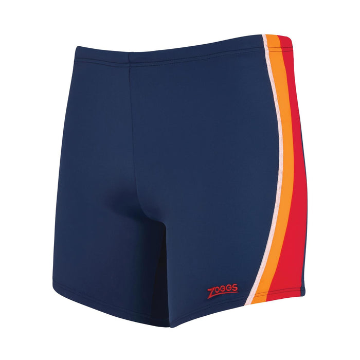 Bañador de Pierna Cuadrada Toronto Hip Racer 32 Hombre Azul-Rojo Talla 36-XL Zoggs 462932NVRD36
