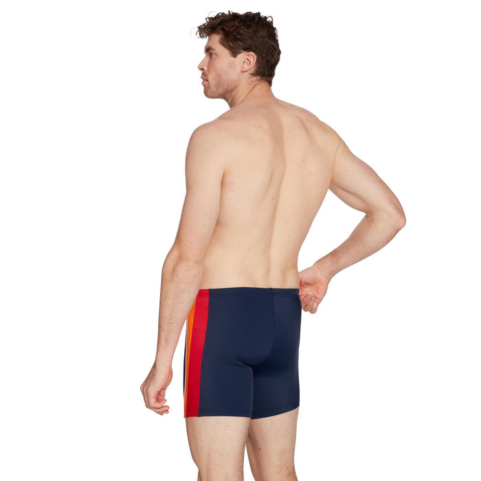 Bañador de Pierna Cuadrada Toronto Hip Racer 32 Hombre Azul-Rojo Talla 42-4XL Zoggs 462932NVRD42