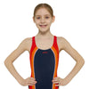 Traje de baño una pieza Toronto Flyback Niña Negro-Rojo Talla 28-8A Zoggs 463314NVRD28