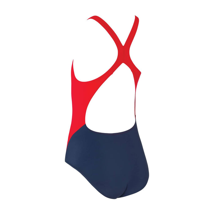 Traje de baño una pieza Toronto Flyback Niña Negro-Rojo Talla 34-14A Zoggs 463314NVRD34