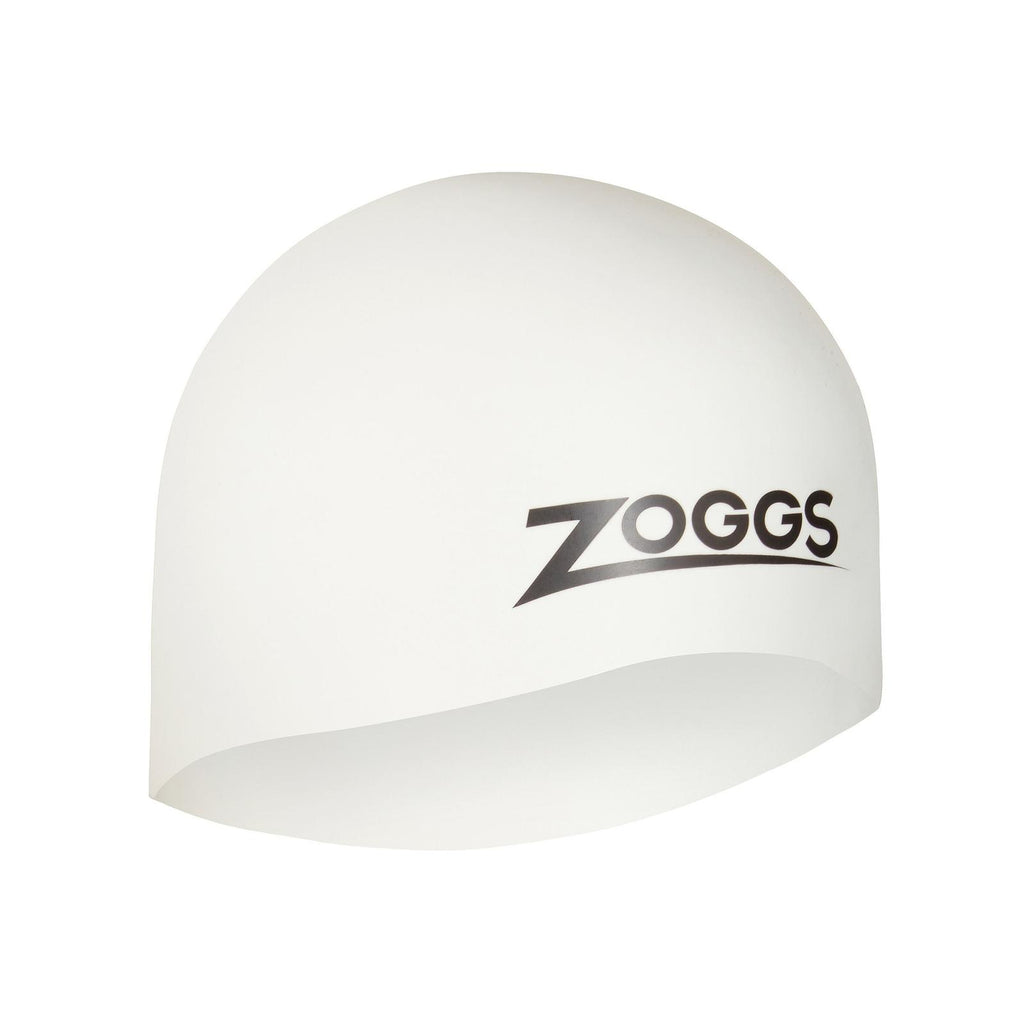 Gorro de Natación Fácil Ajuste Silicona Blanco Zoggs 465003WH