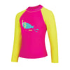 Camiseta de Natación de Manga Larga con Cremallera Solar Niños Diseño Sea-Queen Edad 1 Zoggs 465423SEQEYR1
