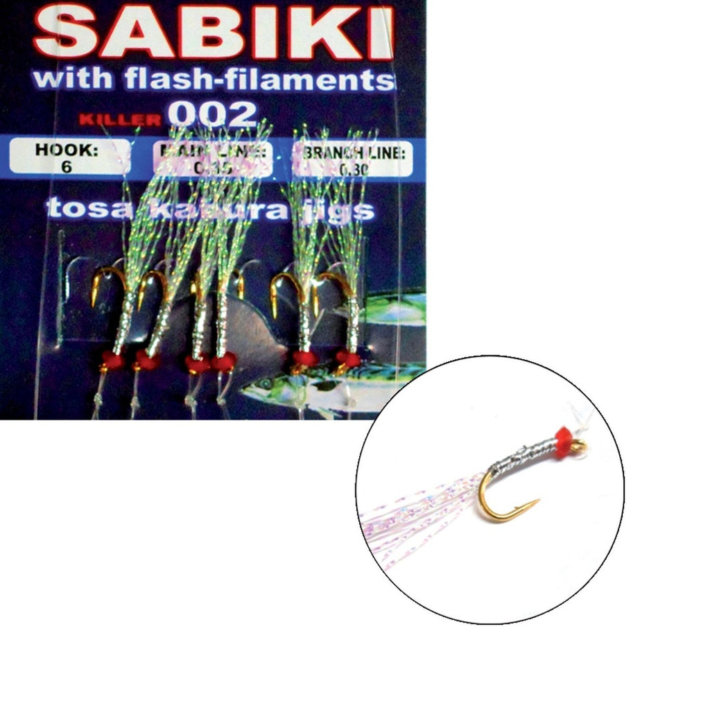 Rigs Sabiki Con Filamentos Brillantes 20pcs №5 Expert Predator 4826505
