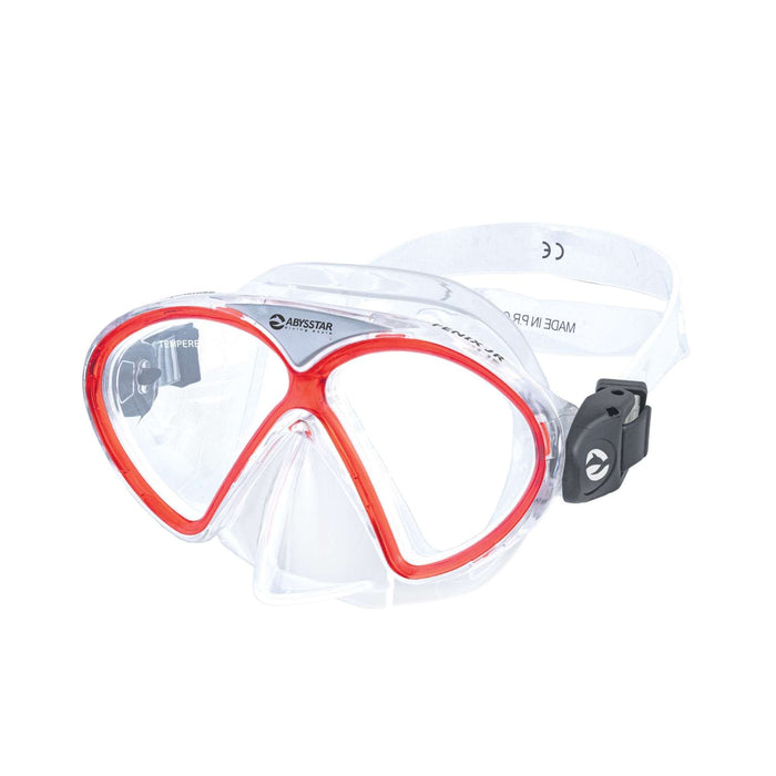 Máscara de snorkel Fenix Kids Transparente-Rojo Abysstar 50037RD