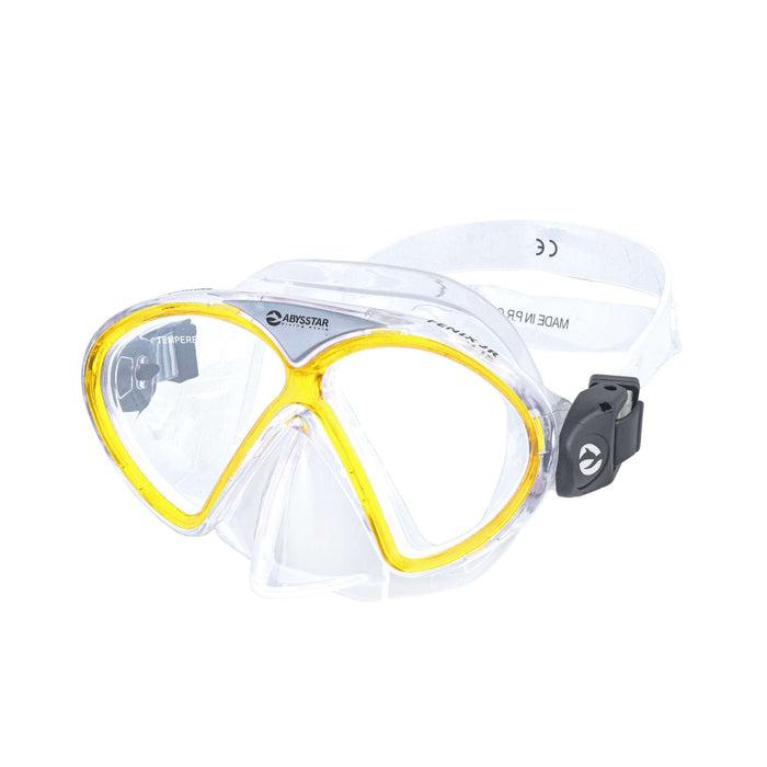 Máscara de snorkel Fenix Kids Transparente-Amarillo Abysstar 50037YL