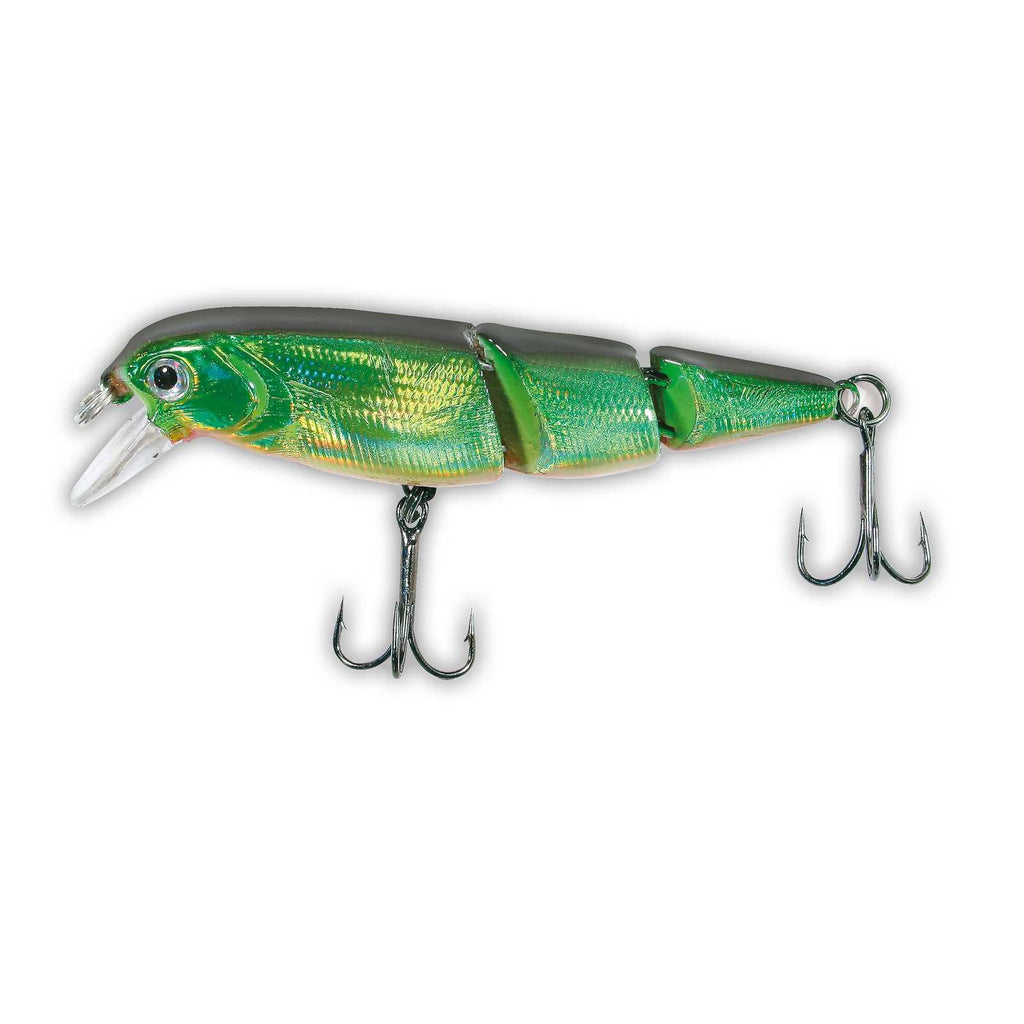 Minnow Articulado de 3 Secciones Verde 9g 8cm Lineaeffe 5302428