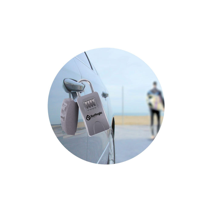 Candado de llave Maxi Plata Surflogic 59131