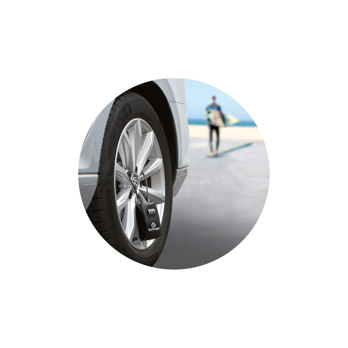 Candado de llave Doble Sistema Negra Surflogic 59147