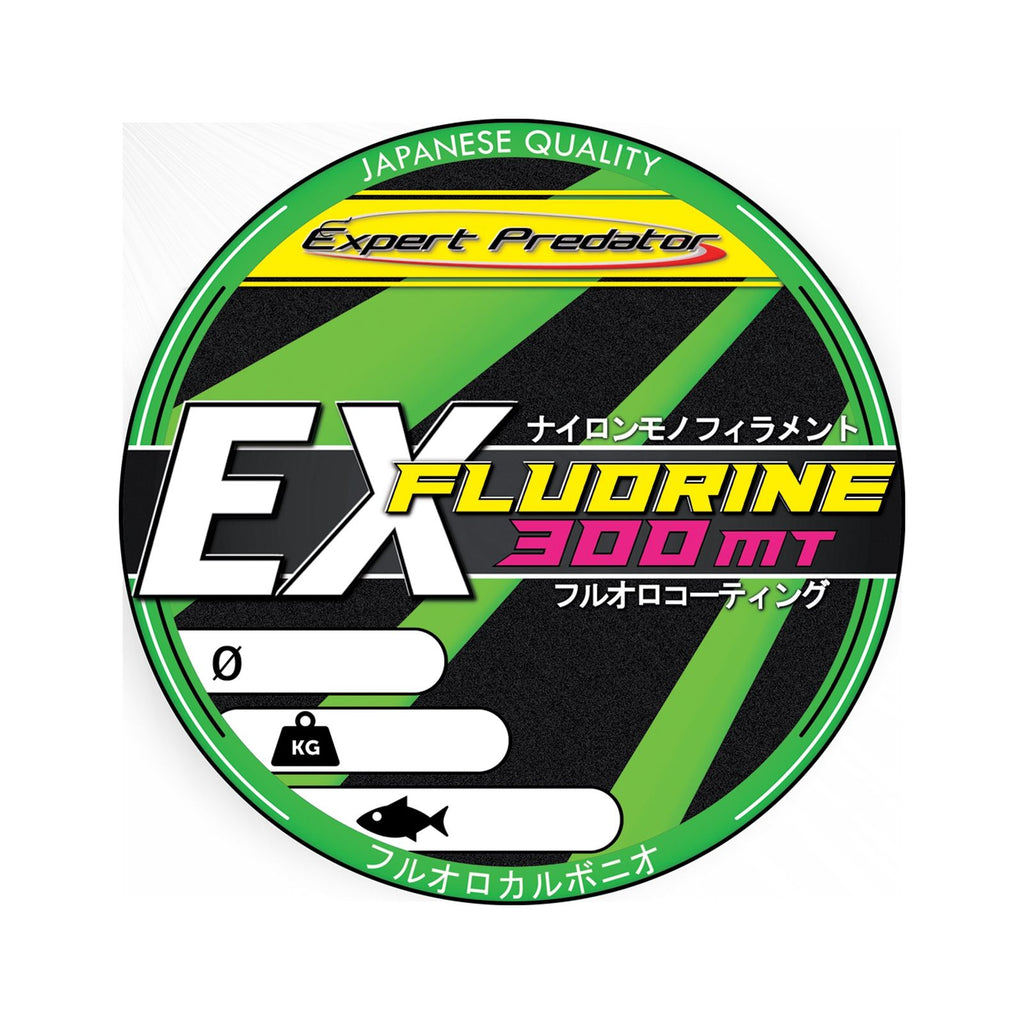 Línea de fluorocarbono con recubrimiento de polímero Ex-Fluorina 300m 10kg 0,40mm Expert Predator 60709