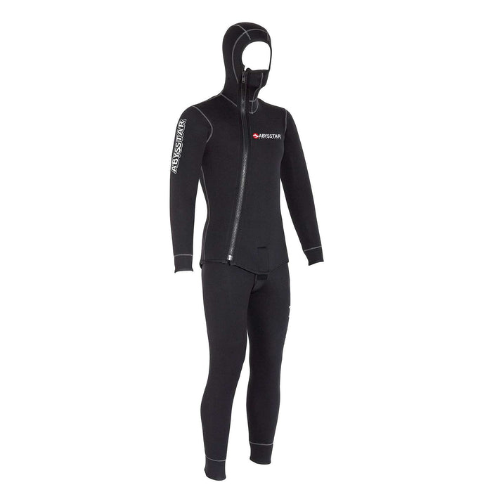 Traje de Buceo Completo Pacific Supreme Con Cremallera Delantera Hombre 5mm Negro S Abysstar 62688