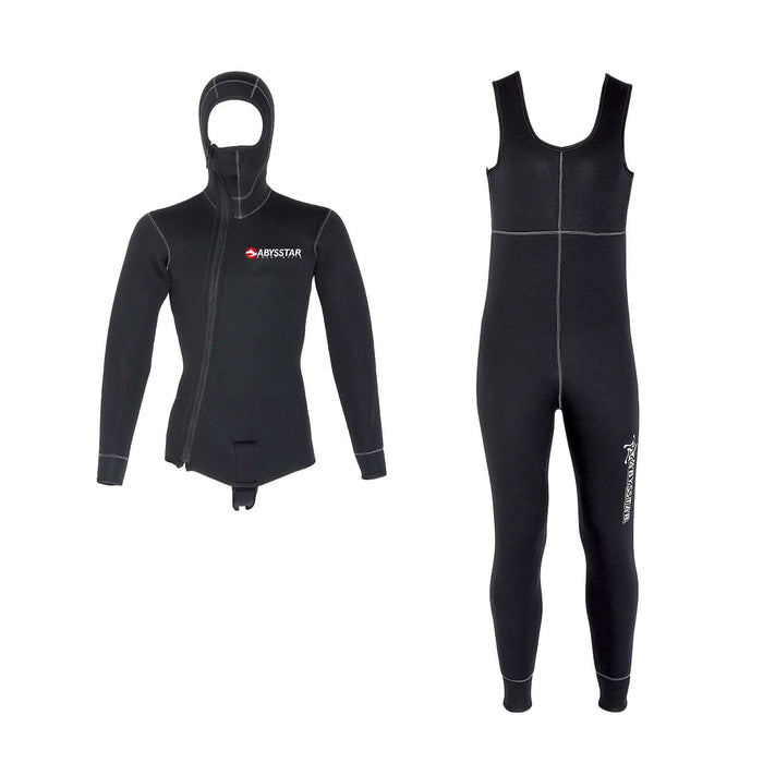 Traje de Buceo Completo Pacific Supreme Con Cremallera Delantera Hombre 5mm Negro XL Abysstar 62691