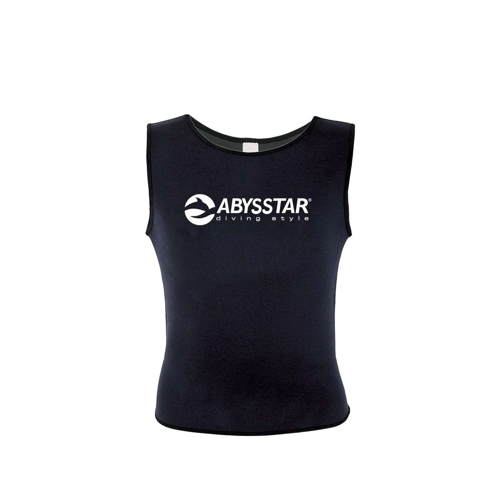 Traje de buceo sin mangas Nylon-Smoothskin 2,5mm Negro L Abysstar 62696