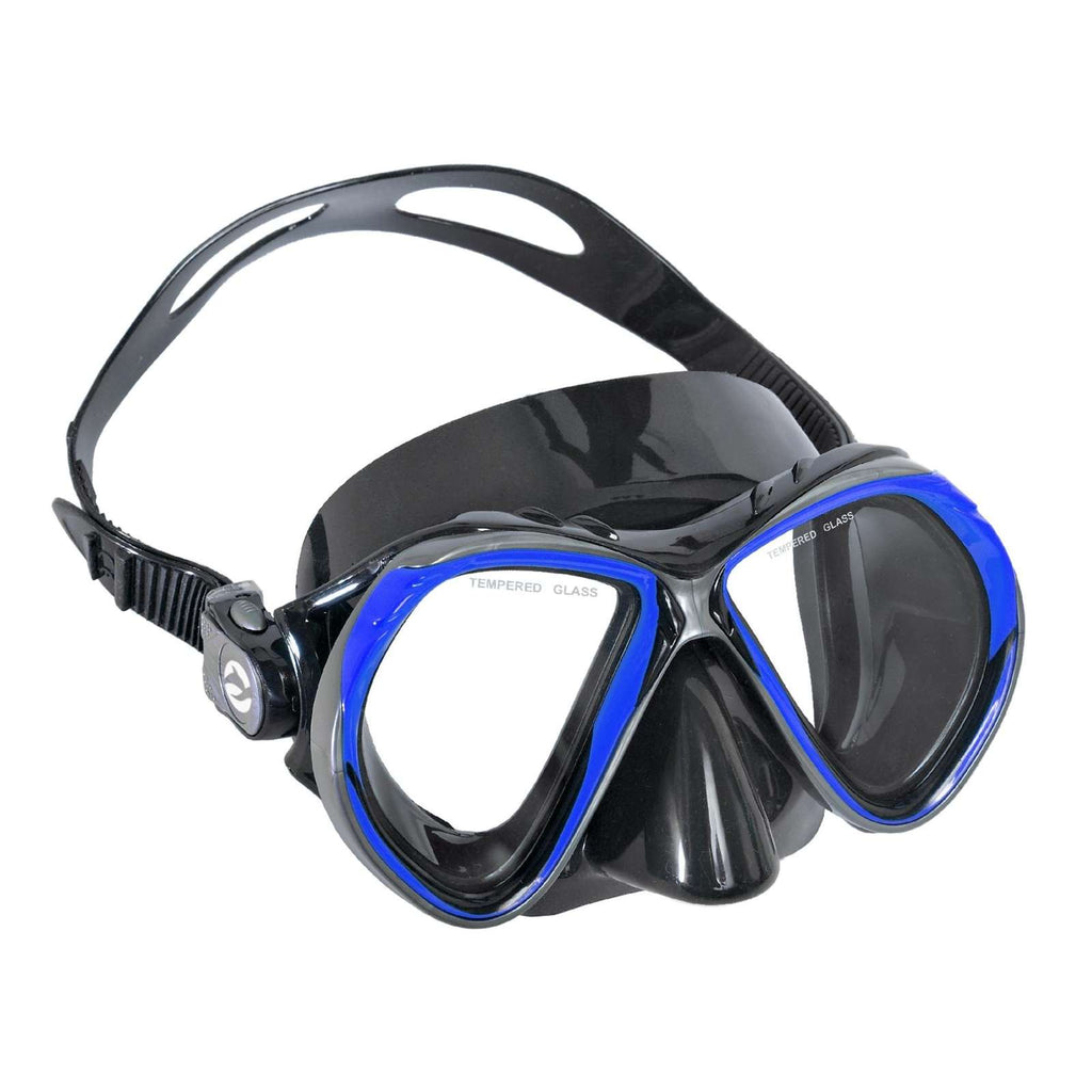 Máscara de buceo Vanity Negra-Azul Abysstar 62939BL