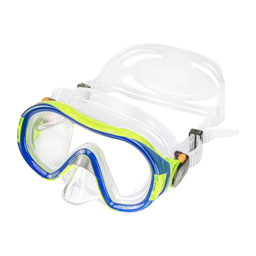 Máscara de Snorkel Funny Kids Clara-Azul Abysstar 62942BL