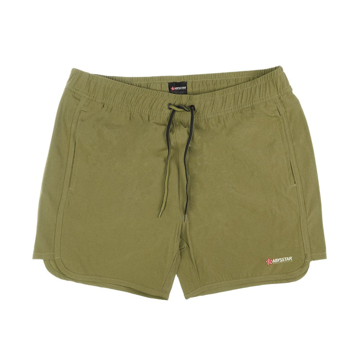 Bañador Cuba 4 Way Stretch Hombre Verde- ejército L Abysstar 64003AG