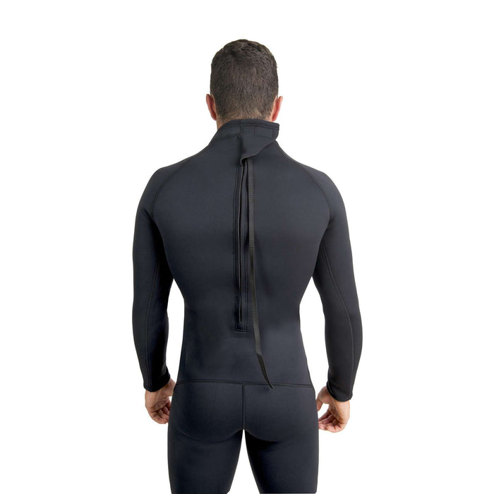 Traje de Buceo Corto de Neopreno Sidney Hombre 2,5mm Negro-Amarillo M Abysstar 69271