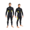Traje de Buceo Corto de Neopreno Sidney Hombre 2,5mm Negro-Amarillo XXXL Abysstar 69275