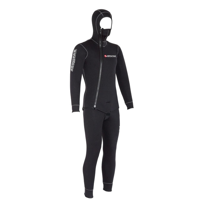 Traje de Buceo Completo Pacific Supreme Con Cremallera Delantera Hombre 3mm Negro S Abysstar 69435