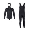 Traje de Buceo Completo Pacific Supreme Con Cremallera Delantera Hombre 3mm Negro S Abysstar 69435