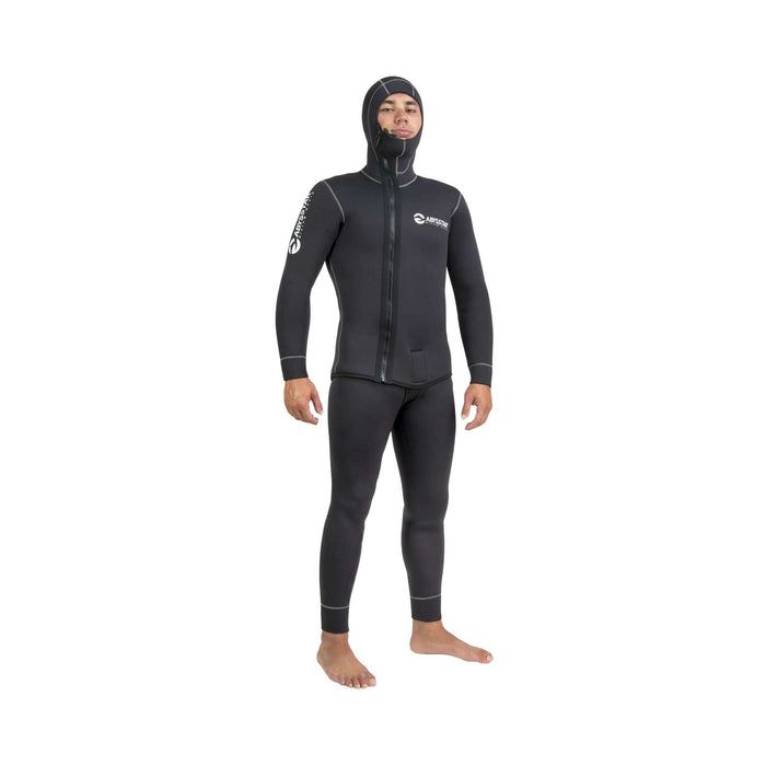 Traje de Buceo Completo Pacific Supreme Con Cremallera Delantera Hombre 3mm Negro XXL Abysstar 69439