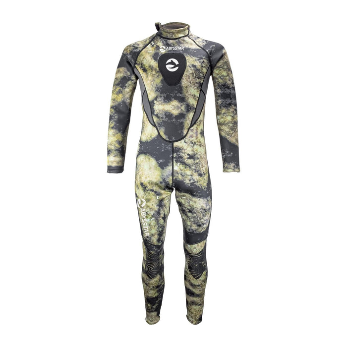 Traje de buceo completo para pesca submarina Sidney Hombre 2,5mm Camo-Verde-Beige L Abysstar 69742