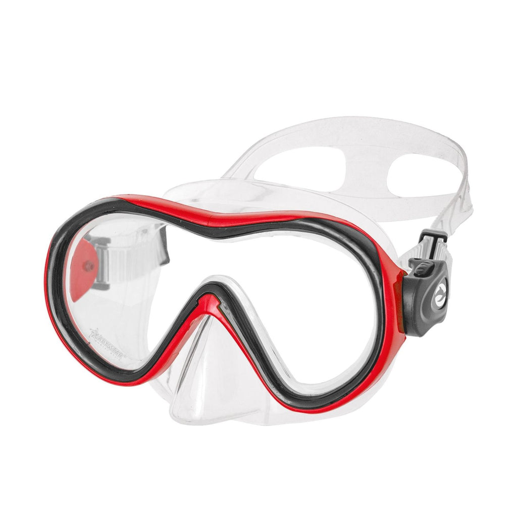 Máscara de snorkel Kronos Transparente-Rojo Abysstar 69771RD