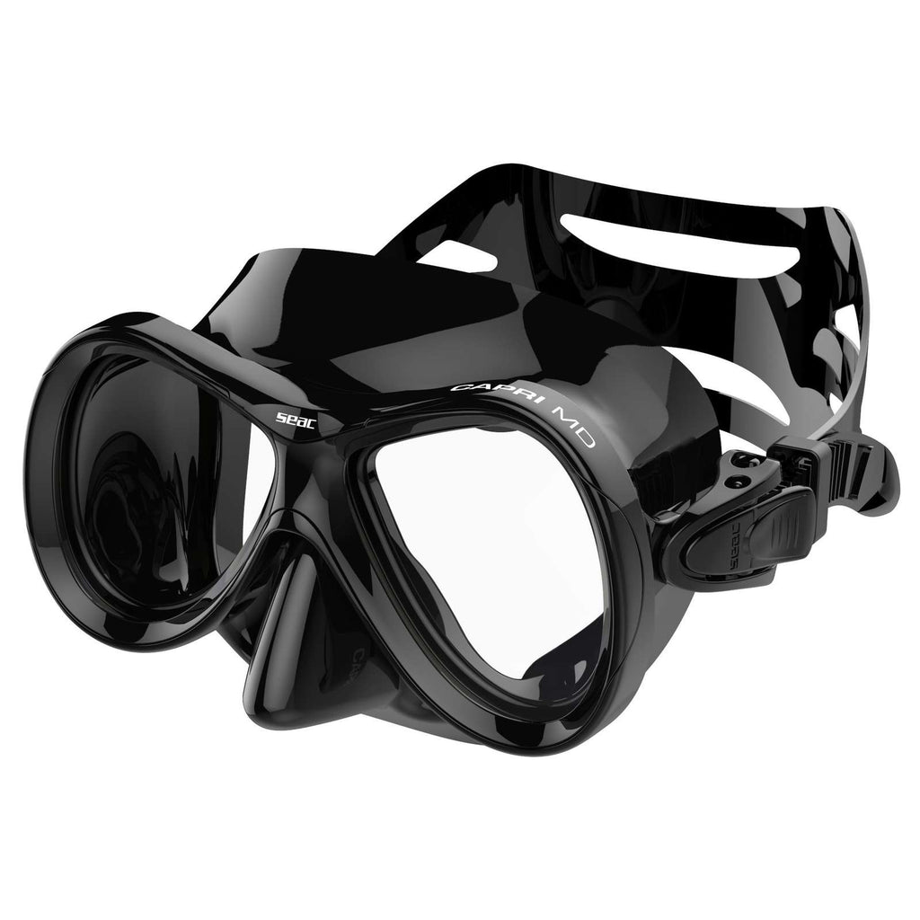 Máscara de Snorkel Capri Md Slt Negra Seac 75-14N-SLTN
