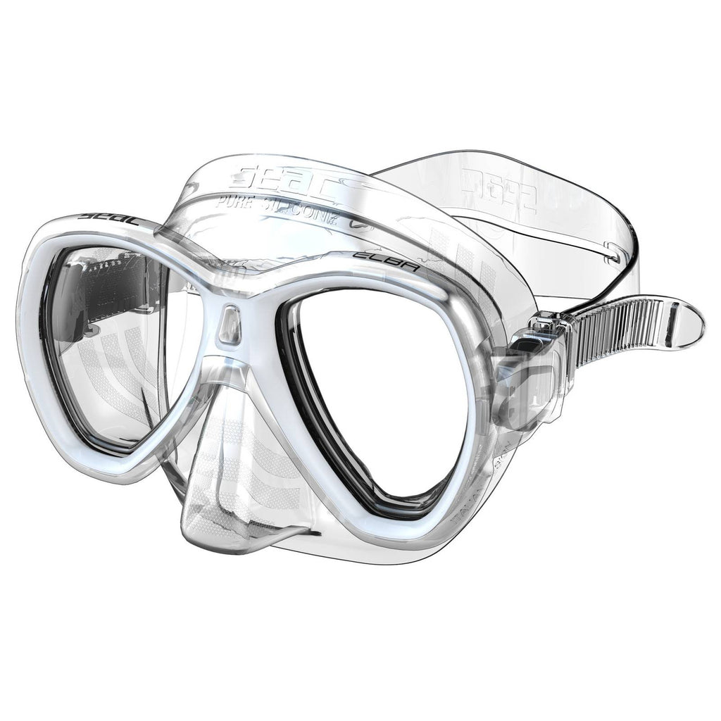 Máscara de Snorkel Elba Claro-Blanco Seac 75-41W-SKL