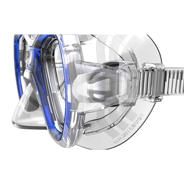 Máscara de Snorkel Elba Md Claro-Azul Seac 75-42B-SKL