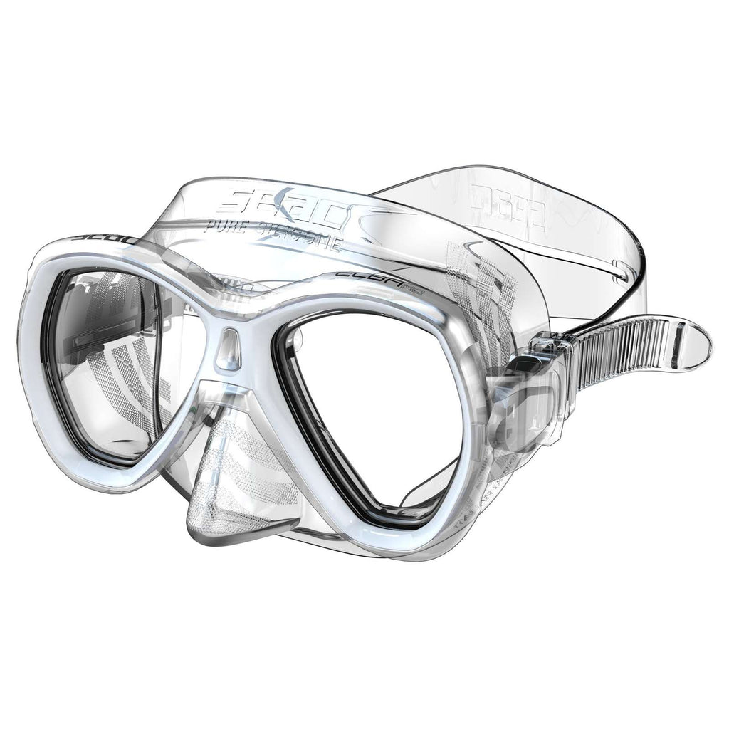 Máscara de Snorkel Elba Md Claro-Blanco Seac 75-42W-SKL