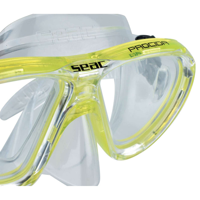 Máscara de snorkel Procida Slt Claro-Amarillo Seac 75-46Y