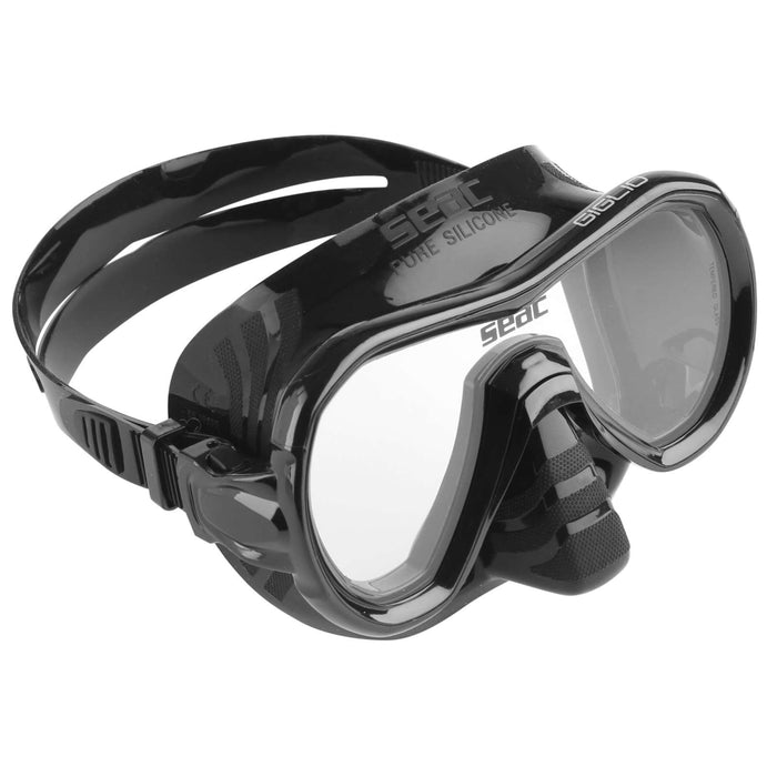 Máscara de snorkel Giglio Negra Seac 75-47N-SBL