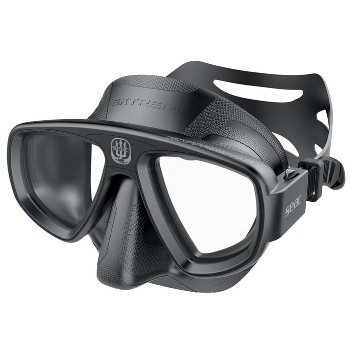 Máscara de snorkel de buceo Extreme 50 Negra-Negro Seac 75-65N-SBL