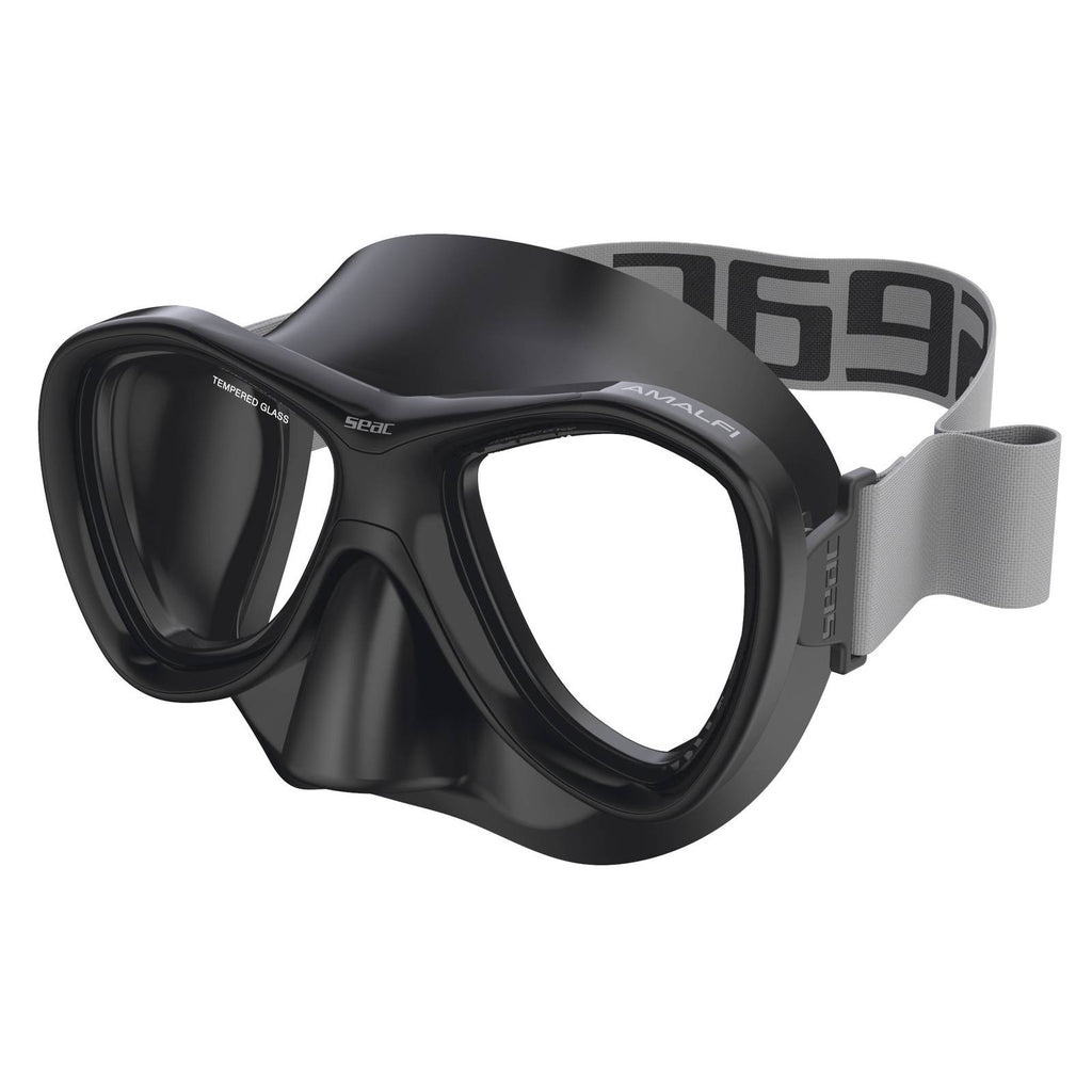 Máscara de snorkel Amalfi Negro Seac 75-79N-SBL