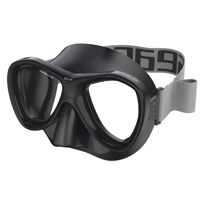Máscara de snorkel Amalfi Negro Seac 75-79N-SBL