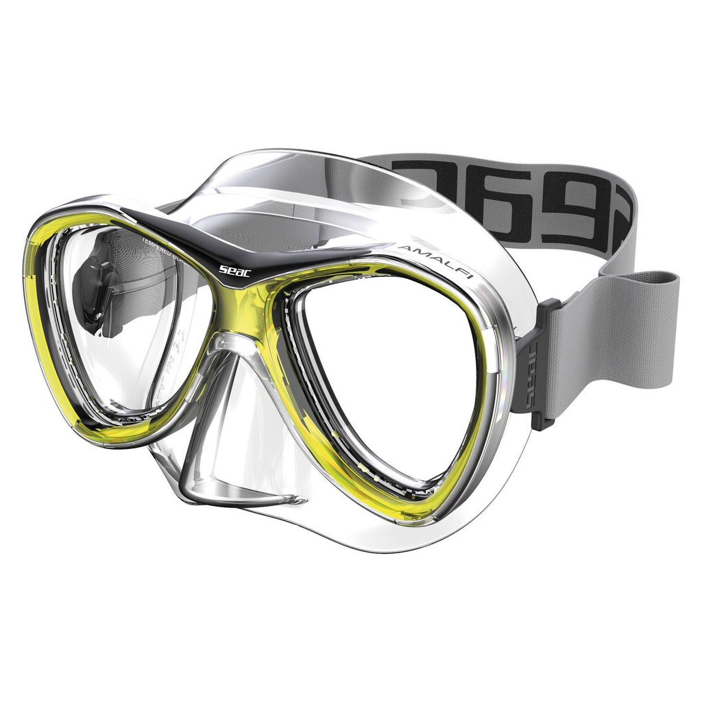 Máscara de snorkel Amalfi Amarillo Seac 75-79Y-SKL