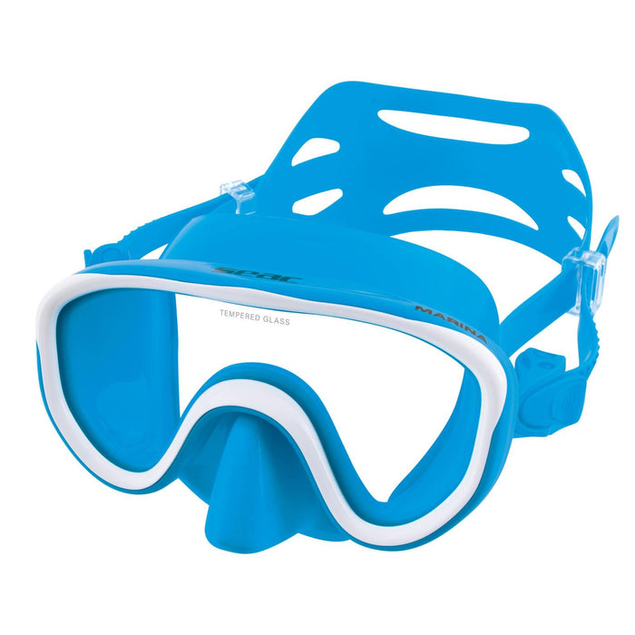 Máscara de Snorkel Marina Niños Azul Claro Seac 75-7AZ-SAZ