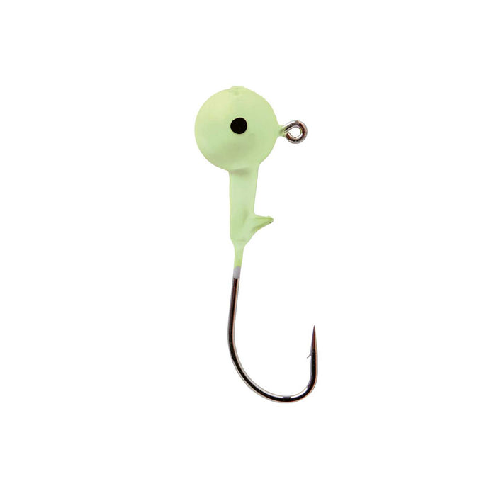 Anzuelos de pesca cabezas de jig fluorescentes 2,5g tamaño 4 Lineaeffe 7606025